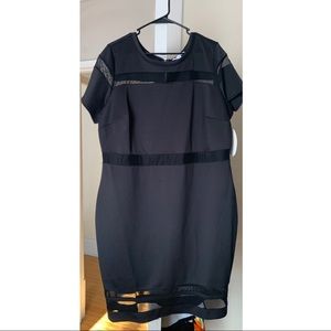 Black Plus Size Bodycon Dress